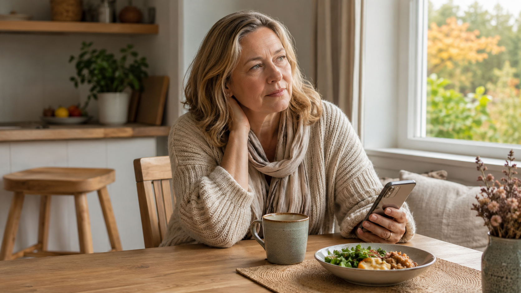 Vrouw heeft minder energie in september en zoekt weer ritme