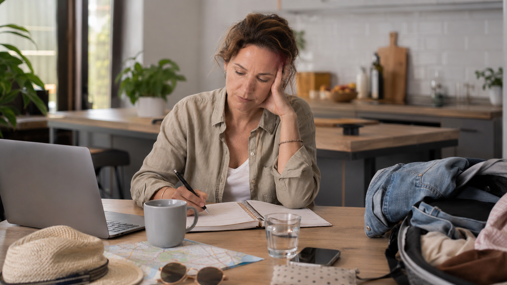Vrouw vindt het moeilijk om na vakantie terug in ritme te komen